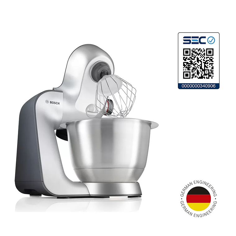 Robot de Cocina Bosch MUM5 900 W Acero, Plata 2