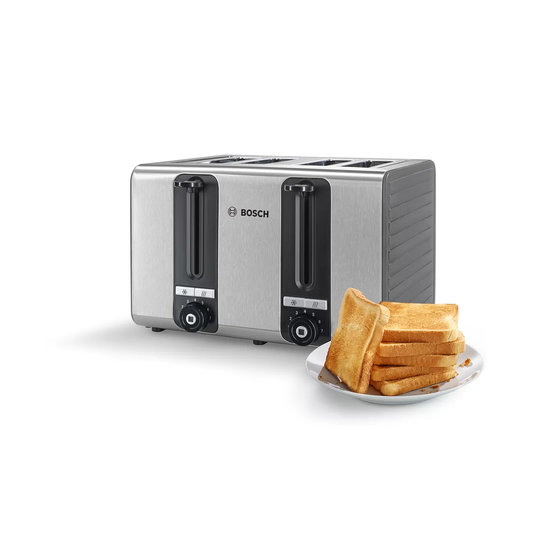 Tostador 4 rebanadas acero BOSCH 1