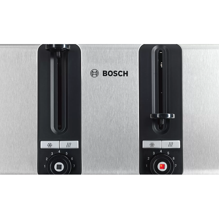 Tostador 4 rebanadas acero BOSCH 6