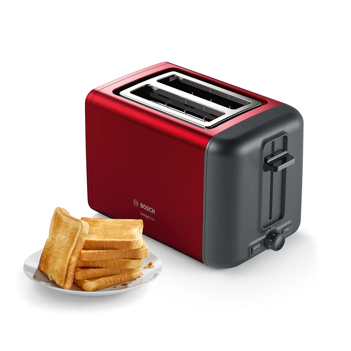 Tostador Corto Bosch DesignLine Rojo 2