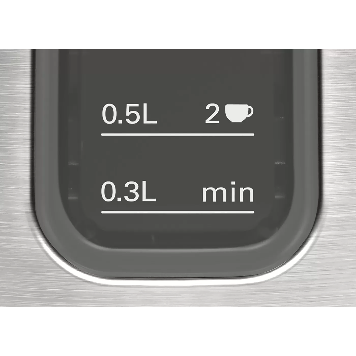 Hervidor BOSCH DesignLine 1.7 l Acero inoxidable 9