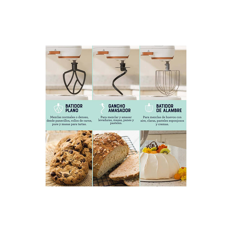 BATIDORA PLANETARIA OSTER CON TECNOLOGÍA HEATSOFT FPSTSMPL4W 14