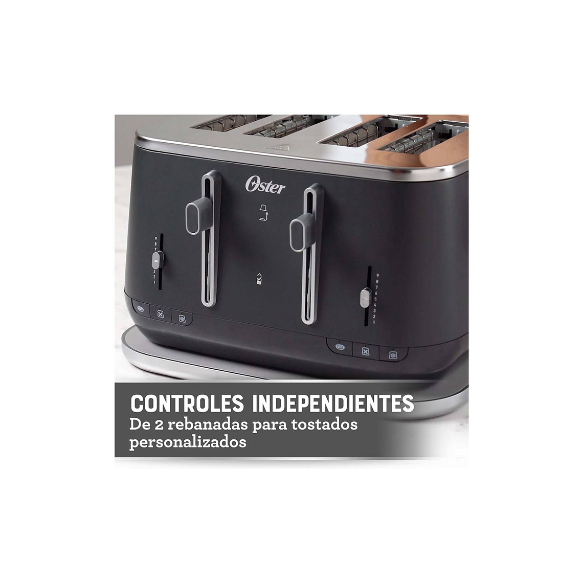 Tostadora premium para 4 rebanadas TSSTTA4540B 4