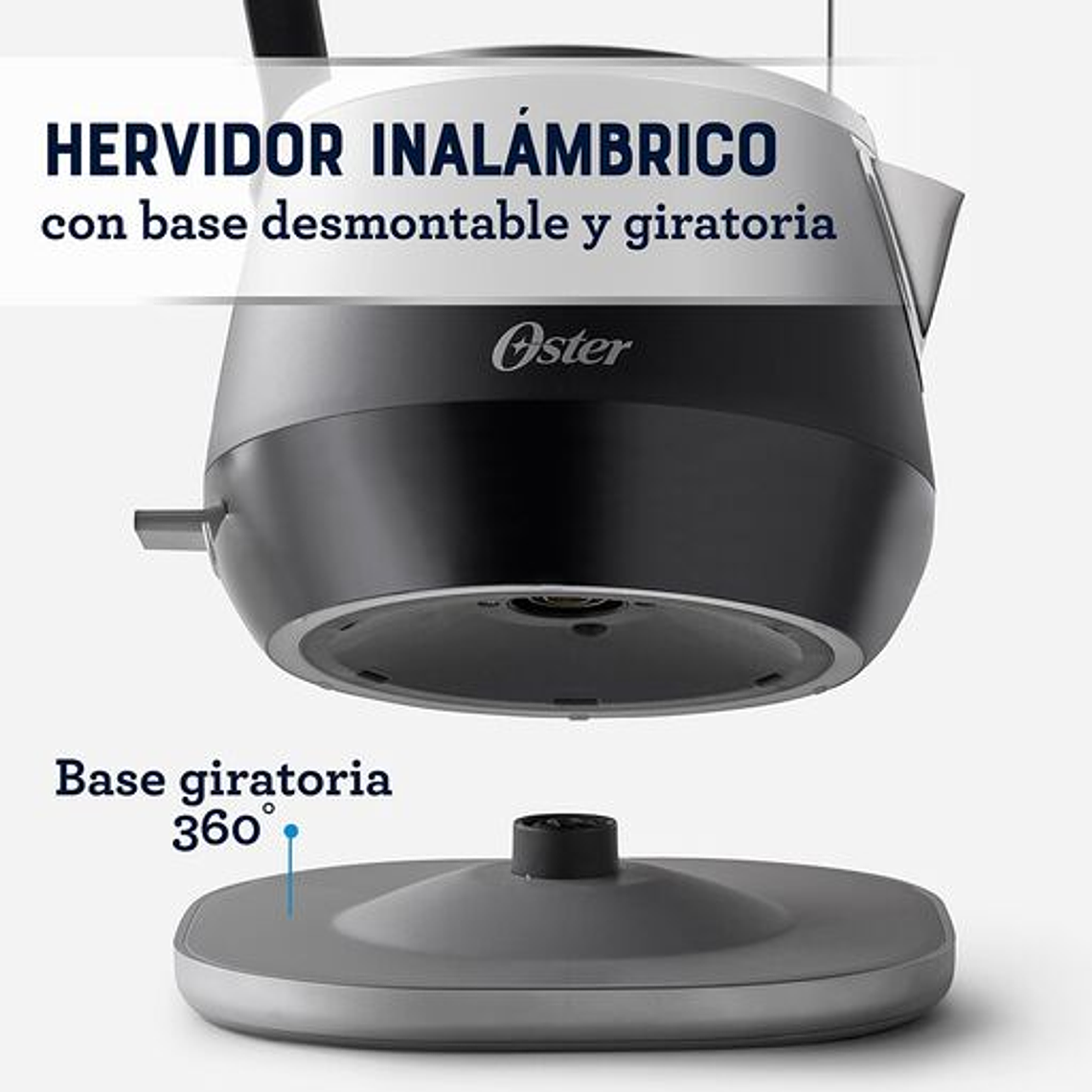 HERVIDOR ELÉCTRICO PREMIUM OSTER CON CAPACIDAD DE 1.5L BVSTKT4510B 4