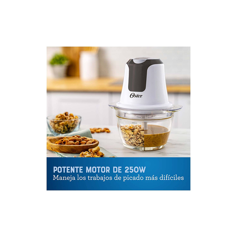 MINI PICADORA OSTER 3 TAZAS CON TAZÓN DE VIDRIO FPSTFP3340 4