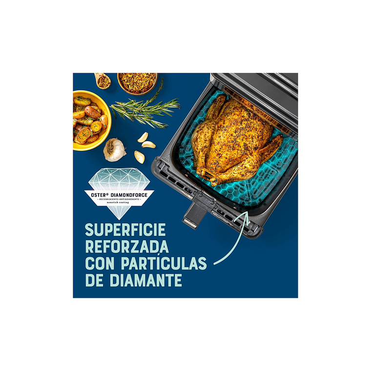FREIDORA DE AIRE DIGITAL OSTER CON CAPACIDAD DE 9L CKSTAF90D 11