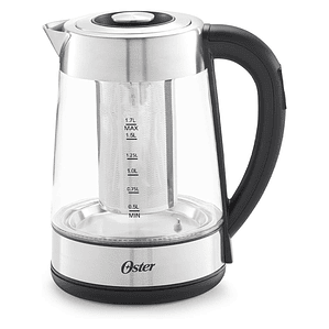 HERVIDOR ELÉCTRICO DE VIDRIO CON SELECCIÓN DE TEMPERATURA E INFUSOR DE TÉ BVSTKT8990