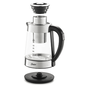 HERVIDOR ELÉCTRICO DE VIDRIO CON SELECCIÓN DE TEMPERATURA E INFUSOR DE TÉ BVSTKT8990
