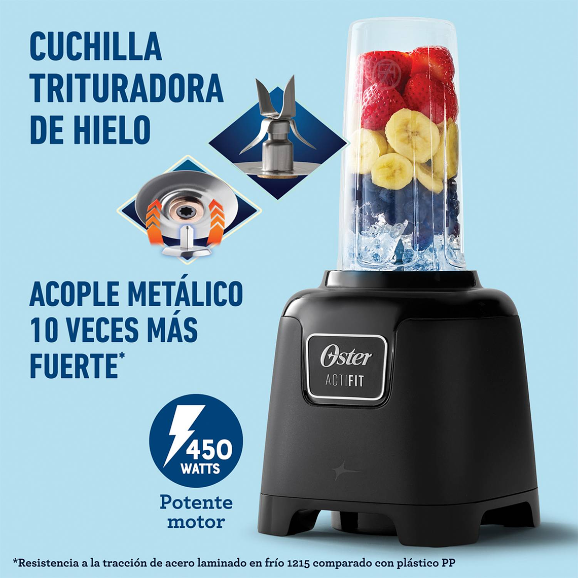 Sistema de nutrición Oster® ActiFit™ BLSTAFB con vaso portátil Tritan™ 2