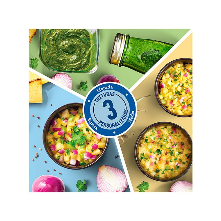 LICUADORA XPERT SERIES NIQUELADA CON CONTROL DE TEXTURA Y UN BLEND N GO BLST3BCPG 4