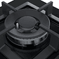 Serie | 6 Placa de Gas 60 cm Cristal Templado, Negro - Miniatura 4