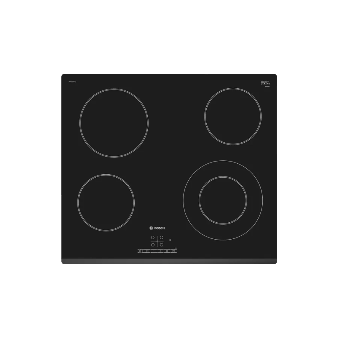 Serie 4 Placa Vitrocerámica 60 cm Negro, Sin Perfiles 1