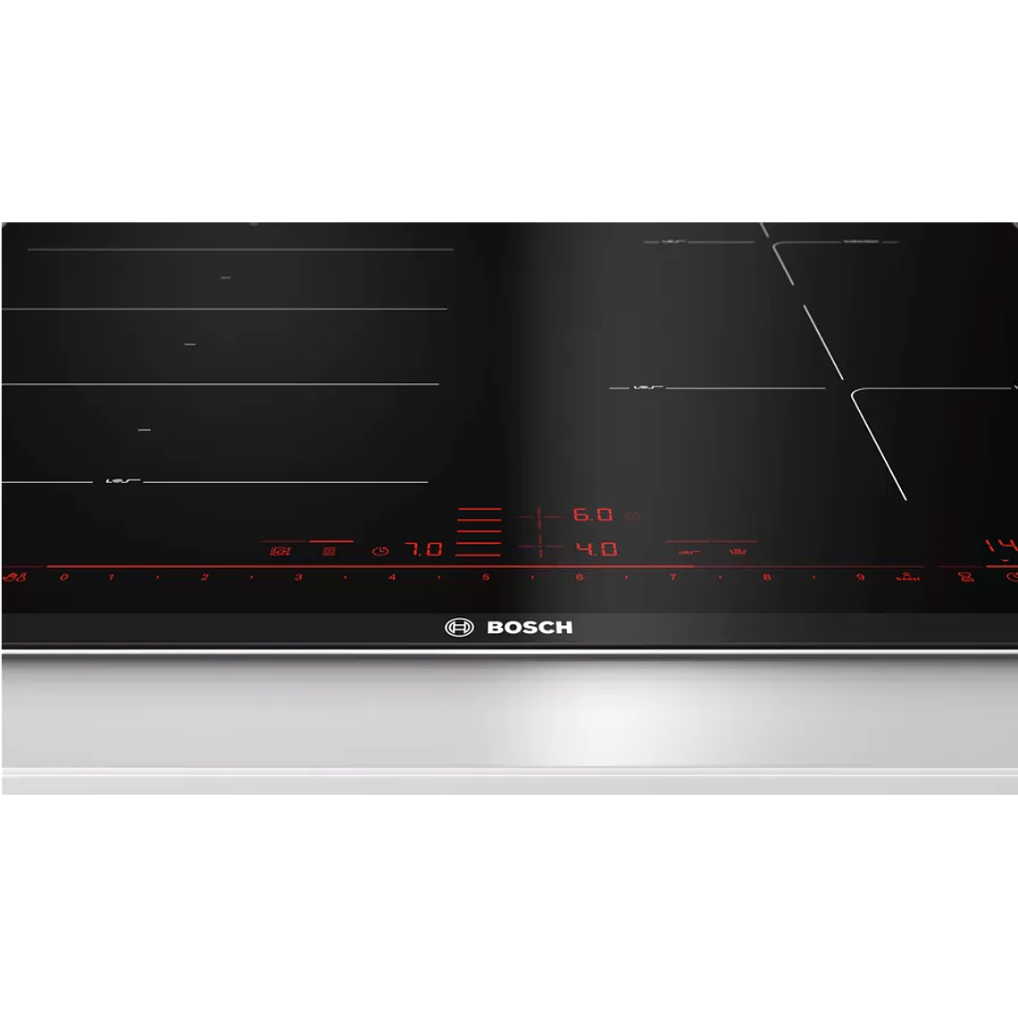 Serie 8 Placa de inducción 60 cm Negro, con perfiles 2