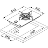 Encimera a gas Franke FHCR 301 TC HE BK C
