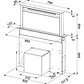 Campana Extractora de mesón Downdraft FDW 908 Negro - Miniatura 2