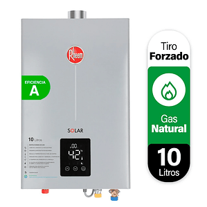 CALEFONT DIGITAL 10 LITROS GAS NATURAL TIRO FORZADO RHEEM