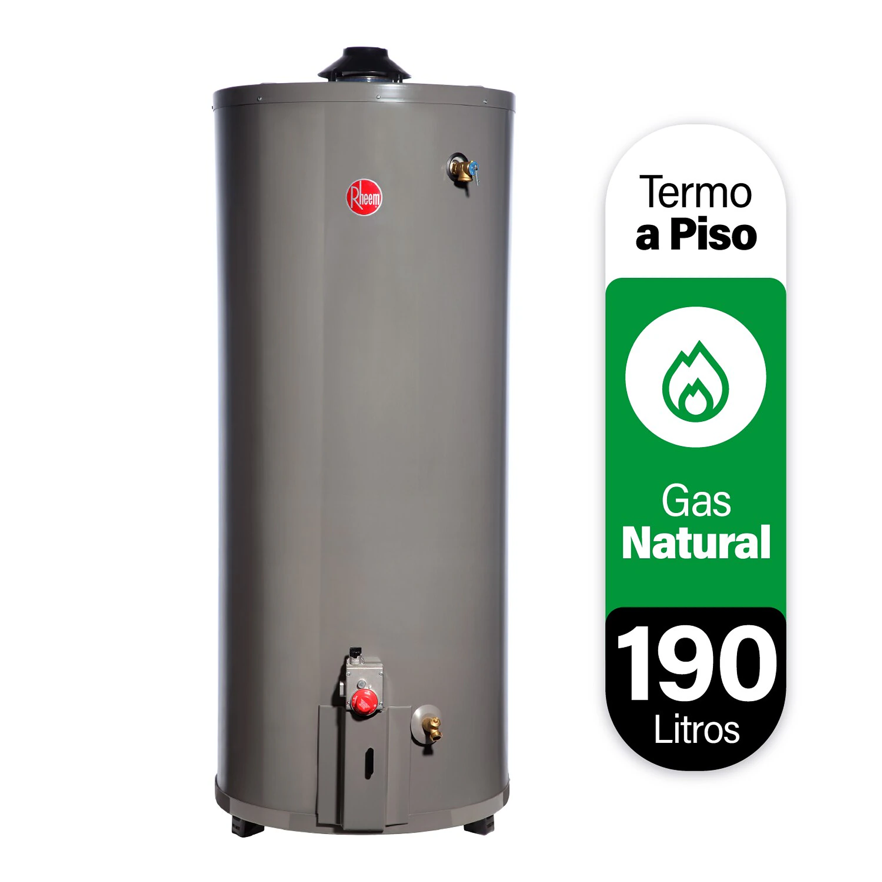 Termo A Gas Natural Rheem 190 Litros