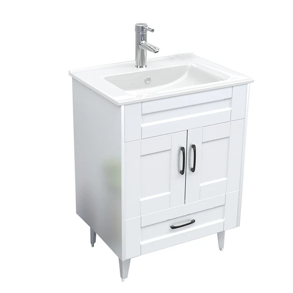 Kit Mueble Deluxe B60SK + Vanitorio Plano-60 Blanco / 60x47x80cm 2