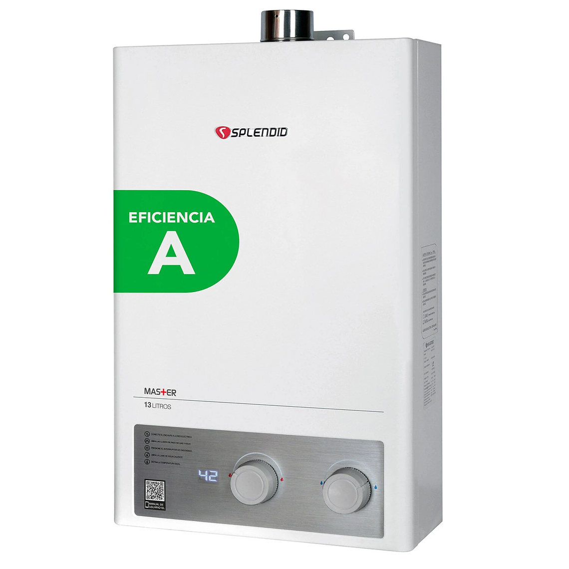 CALEFONT 13 LITROS GAS NATURAL TIRO FORZADO SPLENDID 2