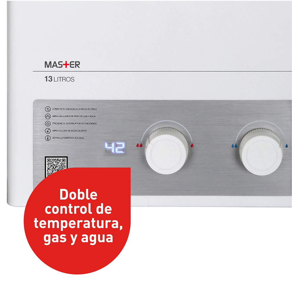 CALEFONT 13 LITROS GAS NATURAL TIRO FORZADO SPLENDID 3