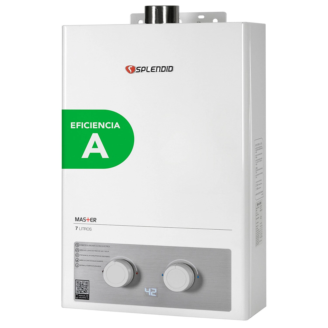 CALEFONT 7 LITROS GAS LICUADO TIRO FORZADO SPLENDID 2