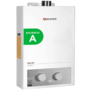 Calefon 7 litros Gas natural Tiro forzado Splendid