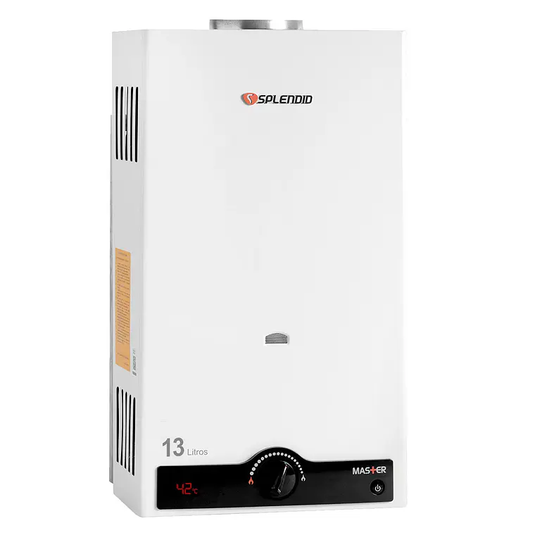 Calefont 13 litros Gas licuado Tiro natural Splendid 2