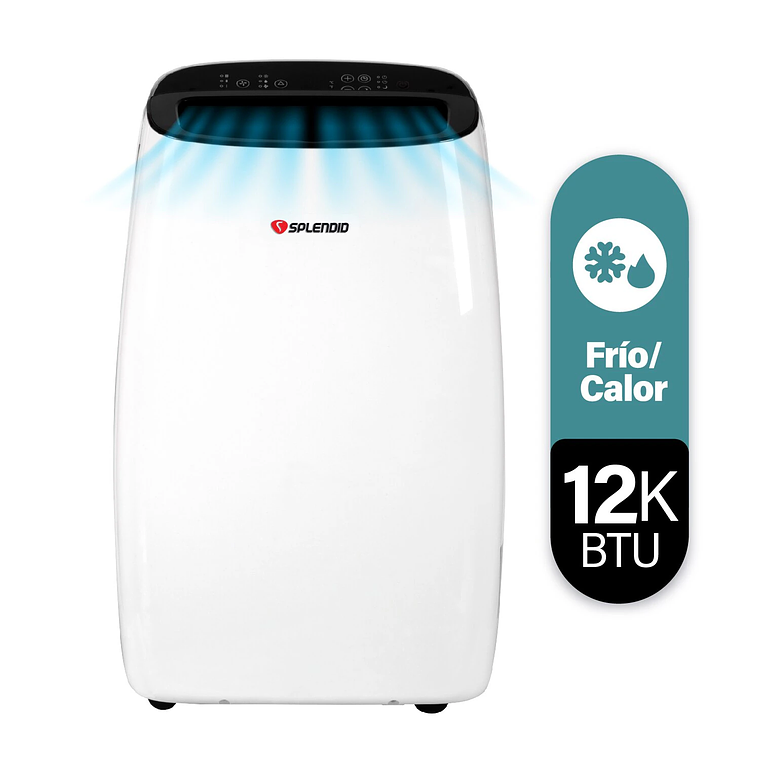 Climatizador Aire acondicionado portátil 12000BTU Frío/Calor Splendid 1