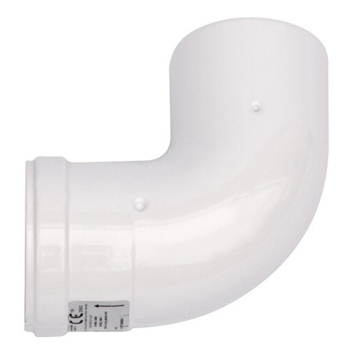 Codo Para Tiro Forzado Splendid Ducto 80mm 2