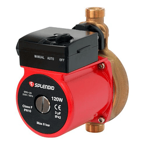 BOMBA PRESURIZADORA PARA CALEFONT 120W 26 LITROS/MIN SPLENDID