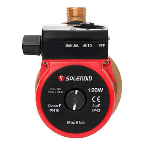 BOMBA PRESURIZADORA PARA CALEFONT 120W 26 LITROS/MIN SPLENDID