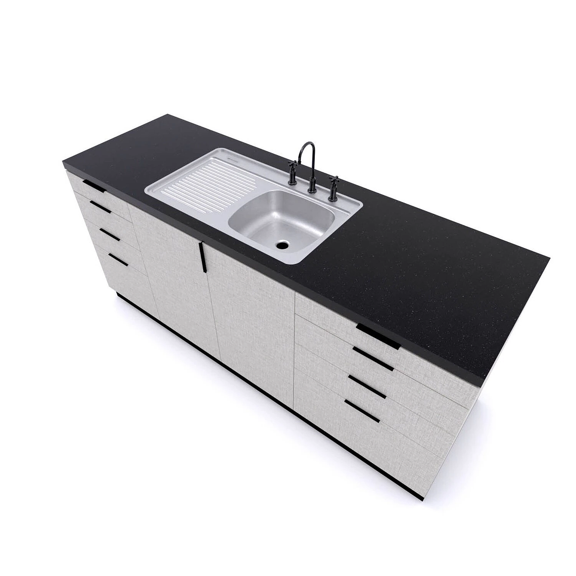 LAVAPLATOS SOBRE PONER 800X500 MM IZQUIERDO PARA COMBINACIÓN SPLENDID 2