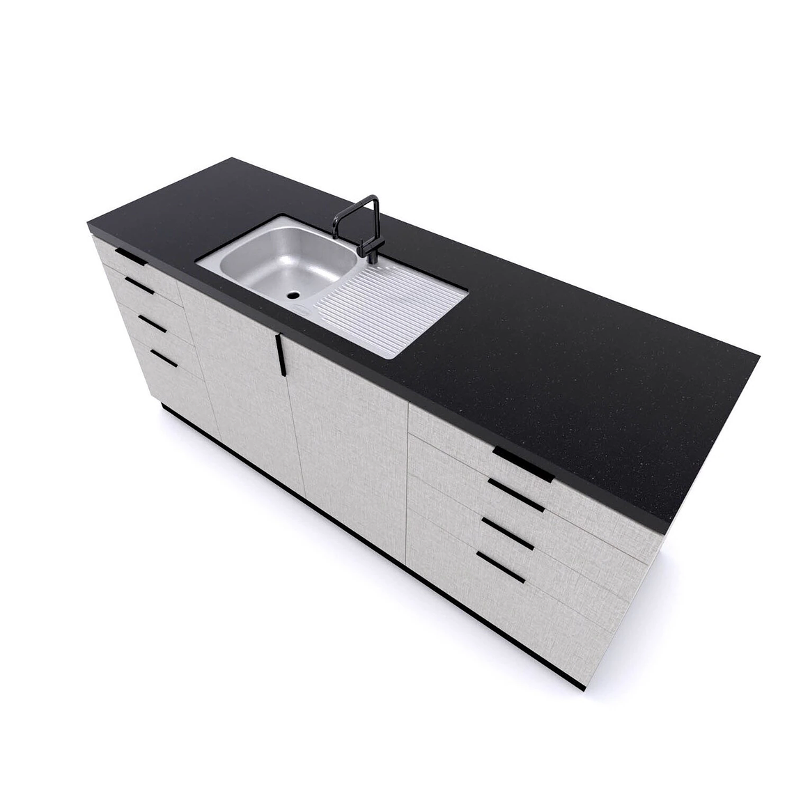 LAVAPLATOS EMPOTRADO 800X435 MM DERECHO SPLENDID 2