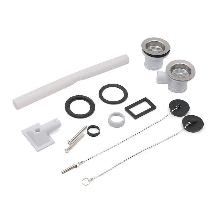 LAVAPLATOS DOBLE EMPOTRADO 1235X435 MM DERECHO SPLENDID 5