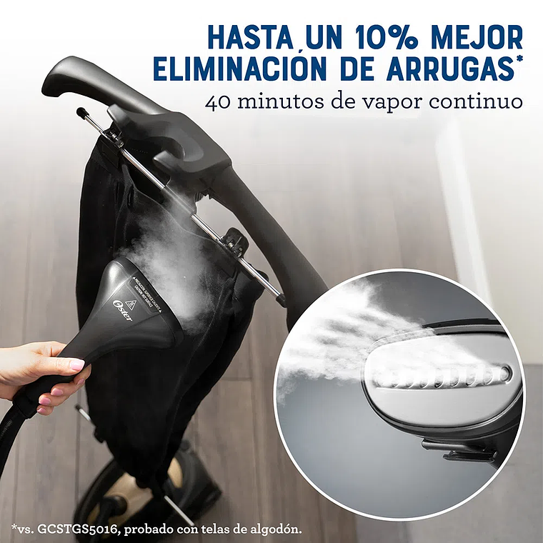 VAPORIZADOR DE PRENDAS OSTER CON GANCHO PARA PANTALÓN GCSTGS7000 3