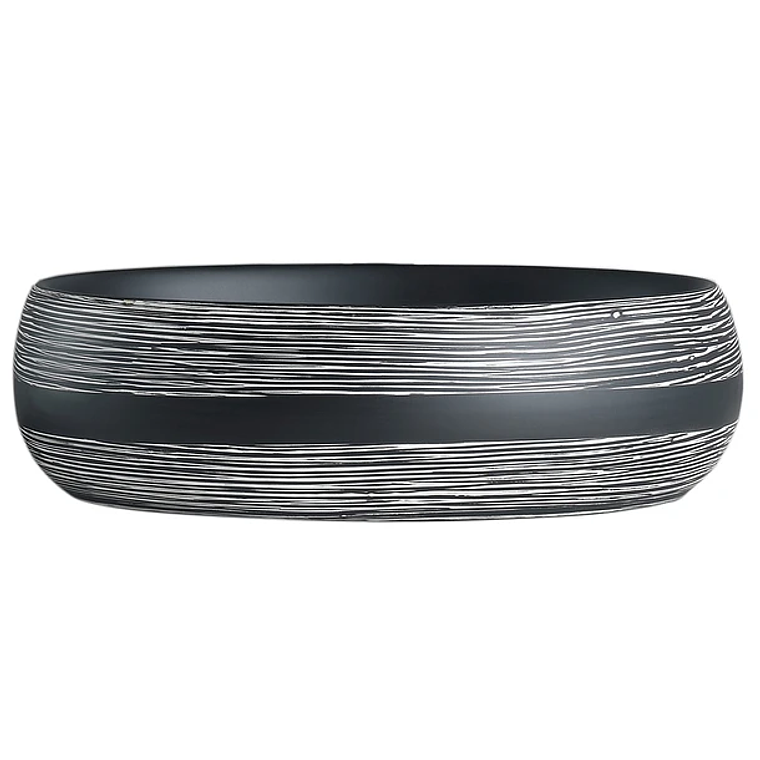 Lavamanos Sobreponer Domsa SLC880 INCA BLACK 475x34x145cm 2