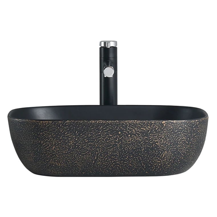 Lavamanos Sobreponer Domsa SLC895-ARENA DORADO 46,5x33x13,5cm. 3