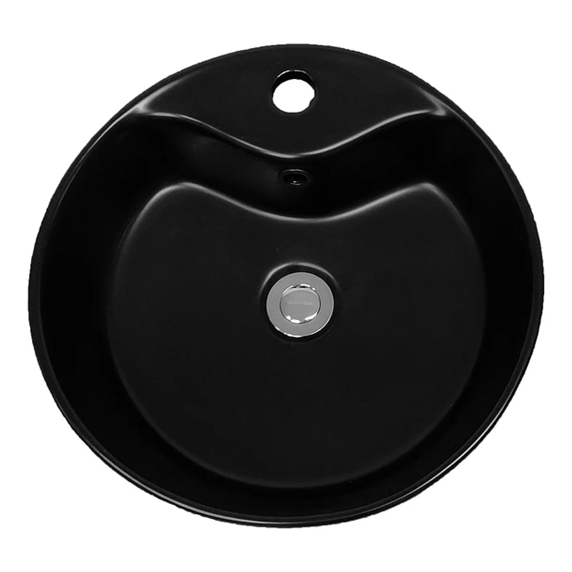 LAVAMANOS SOBREPONER DOMSA NEGRO BE5064-N / 41x41x14cm 1