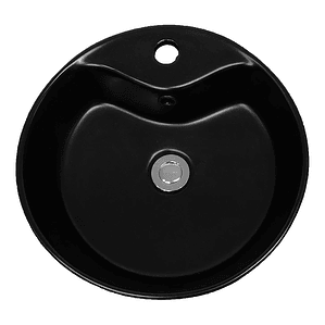 LAVAMANOS SOBREPONER DOMSA NEGRO BE5064-N / 41x41x14cm