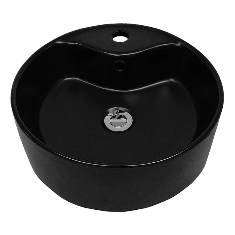 LAVAMANOS SOBREPONER DOMSA NEGRO BE5064-N / 41x41x14cm 4