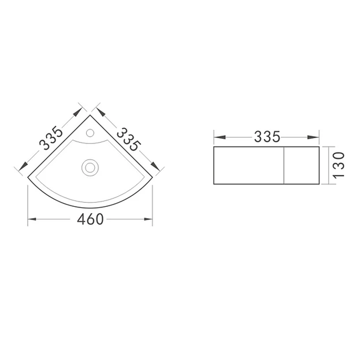 Lavamanos Sobreponer Domsa SLC722B / 46x33x13,5cm 3