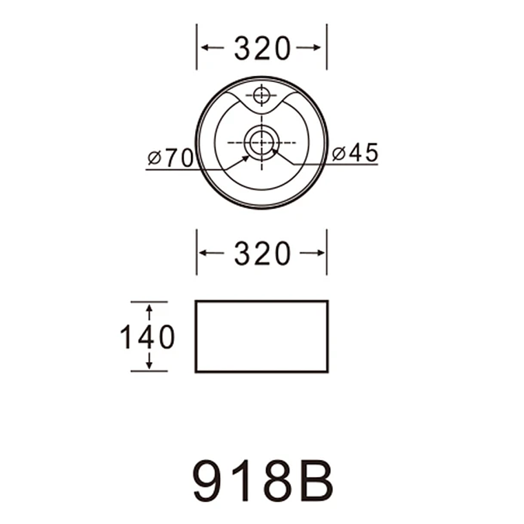 Lavamanos Sobreponer Domsa SLC918B / 32x32x14 cm 5