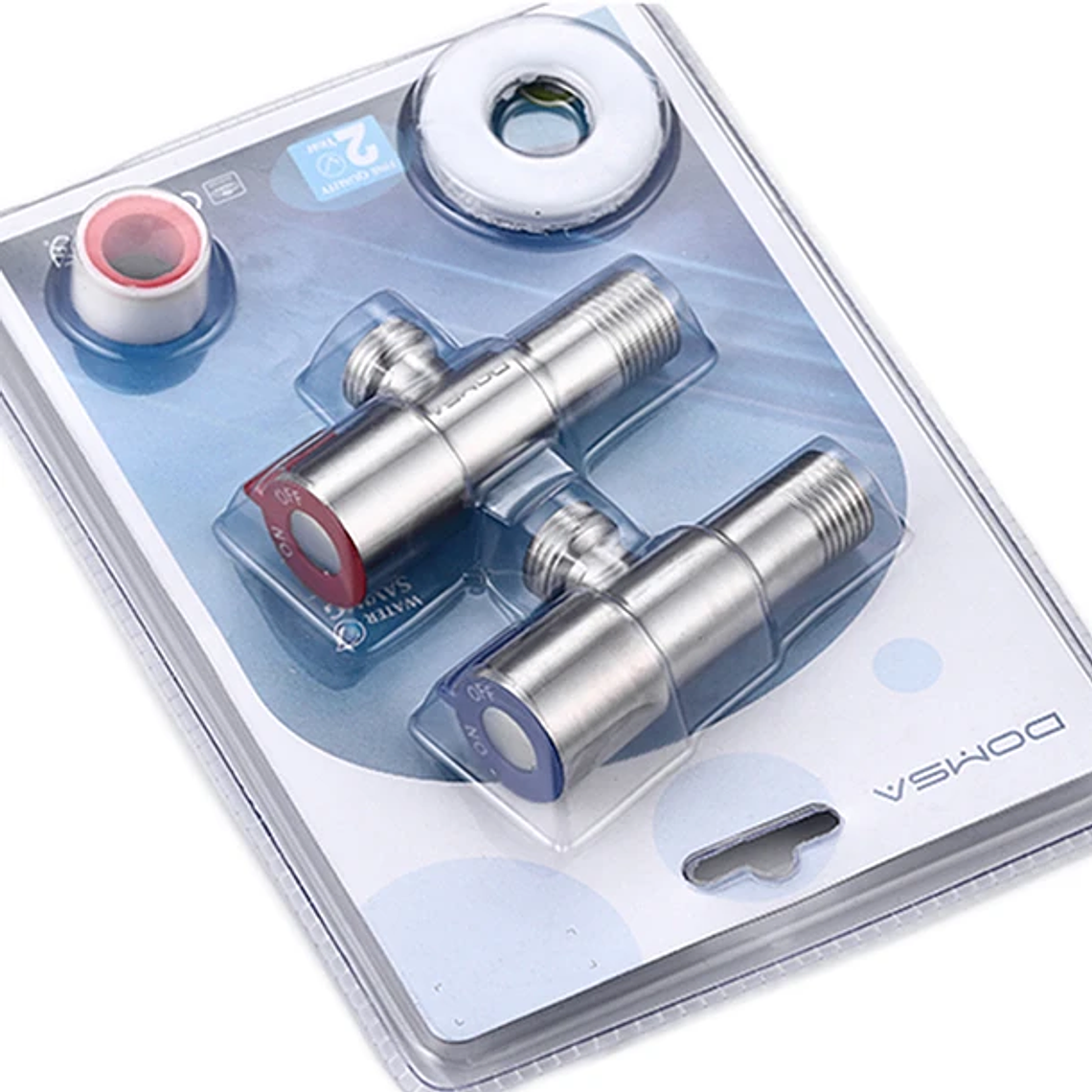 Llave Angular 1/2 Domsa Agua Fría y Caliente 4