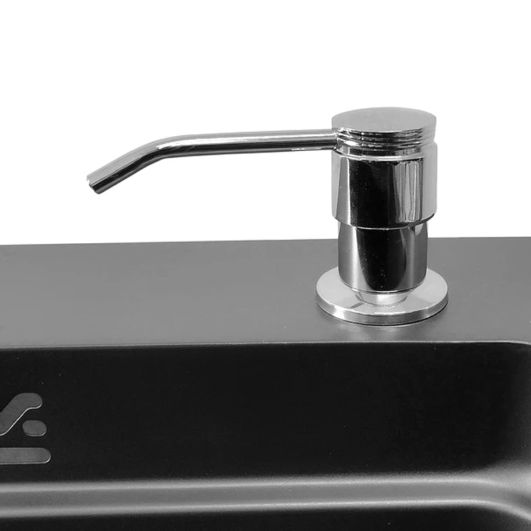 Lavaplatos Deluxe Domsa MDS7545A Black Sobre Cubierta 75x46x20 cm 4