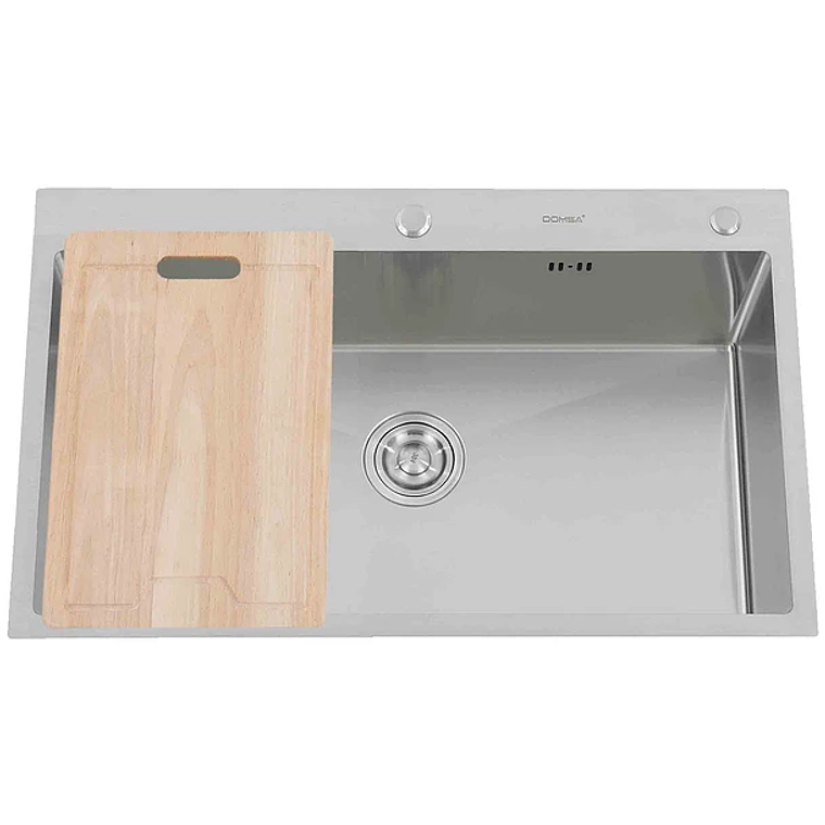 Lavaplatos Deluxe Domsa MDS8050A Silver Sobre Cubierta 80x50x21 cm 2