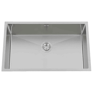 Lavaplatos Deluxe Domsa MDS8050B Silver Bajo Cubierta 80x50x21 cm