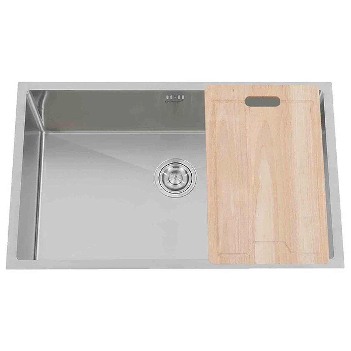 Lavaplatos Deluxe Domsa MDS8050B Silver Bajo Cubierta 80x50x21 cm 2