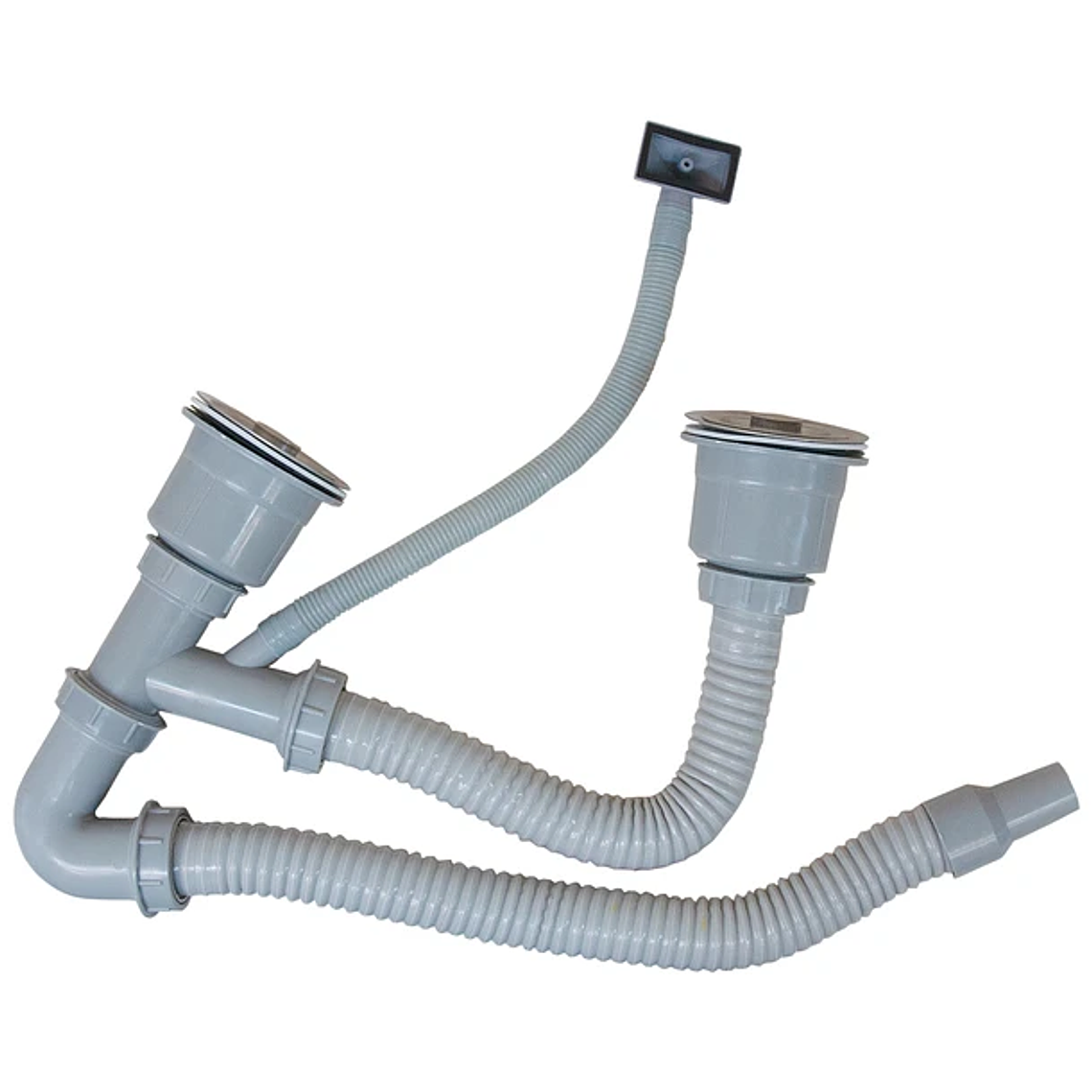 Lavaplatos Doble Domsa Sobreponer con Desagüe 18050 5