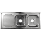 Lavaplatos Sobreponer con Desagüe Domsa ID12050I - Miniatura 2