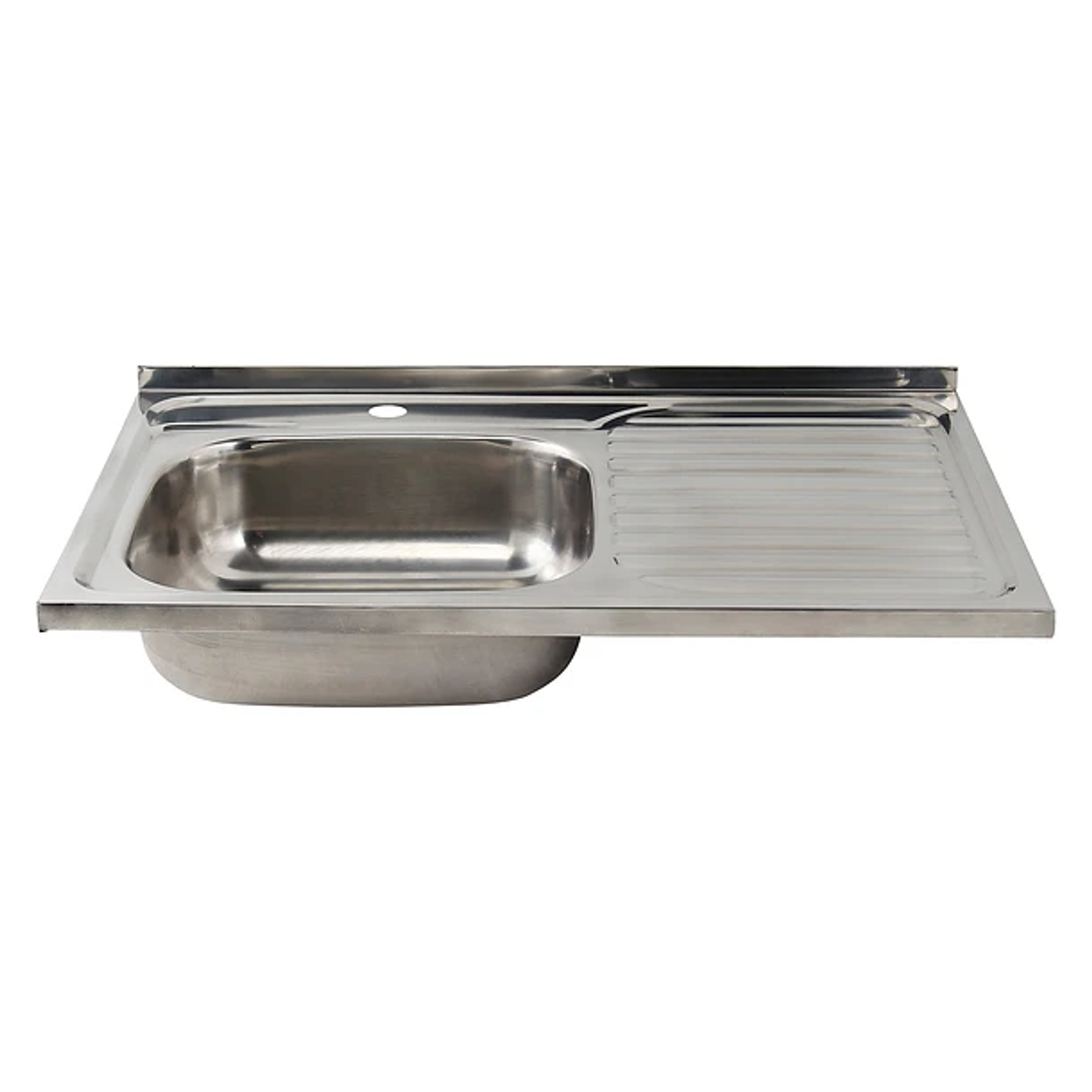 Lavaplatos Sobreponer Izquiera 1 cubeta Inox 80x50x20cm